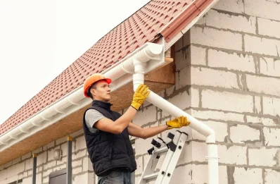 Pose et remplacement de gouttières à Cappelle-Brouck